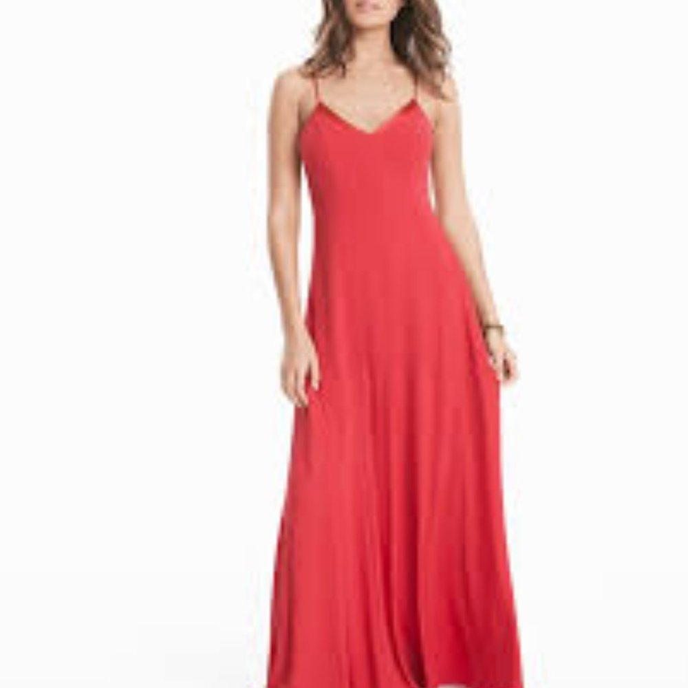 TIE-UP SLIP MAXI DRESS